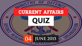 current affairs quiz 4 june 2015