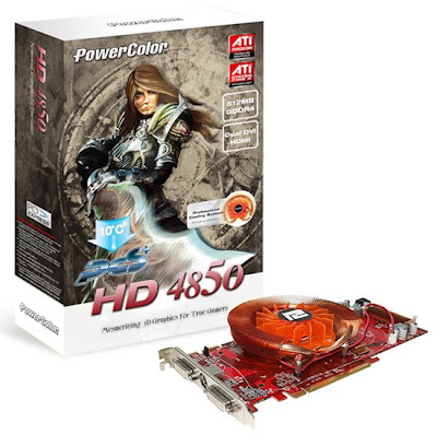 PowerColor Radeon HD4850 PCS+ D4 - 512MB GDDR4 ATI RADEON RV770