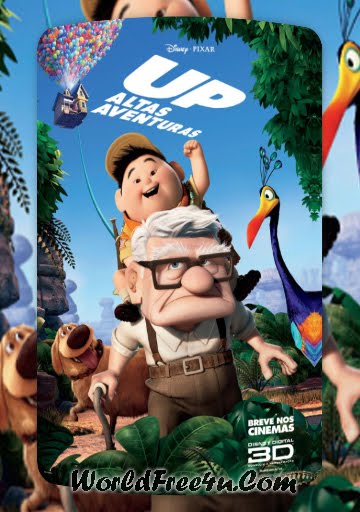 Poster Of Up (2009) In Hindi English Dual Audio 300MB Compressed Small Size Pc Movie Free Download Only At worldfree4u.com