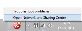 Sharing Files Through Wifi - Sharing Center