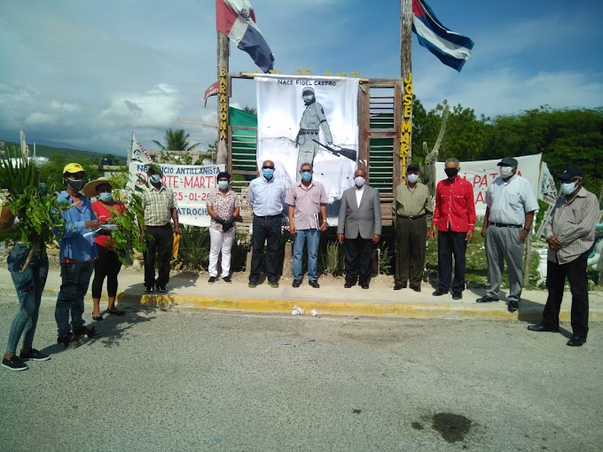 BARAHONA: Celebran el natalicio de Fidel Castro honrando su vida.