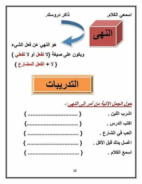 اسلوب النفي والنهي