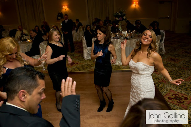 Bride dancing at The Villa at Mountain Lakes