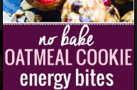 No Bake Oatmeal Cookie Energy Bites {Gluten Free}