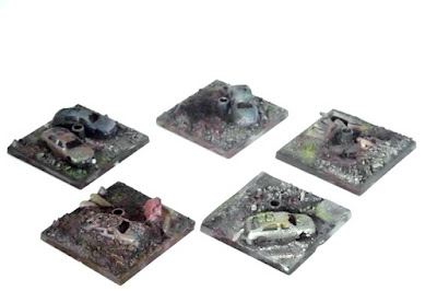 40mm Large Flight Bases by Junkyard Miniatures