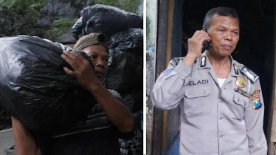 Kisah Bripka Seladi,Polisi Nyambi Pemulung di Malang,16 Tahun Hindari Suap Meski Banyak Utang