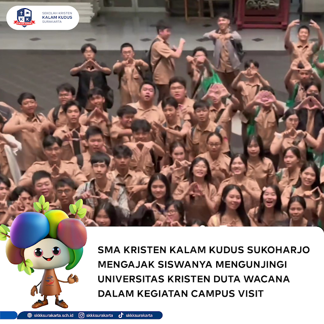 SMA Kristen Kalam Kudus Kunjungi UKDW, Yogyakarta