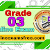 Grade 3 Online Exam-34 For Free