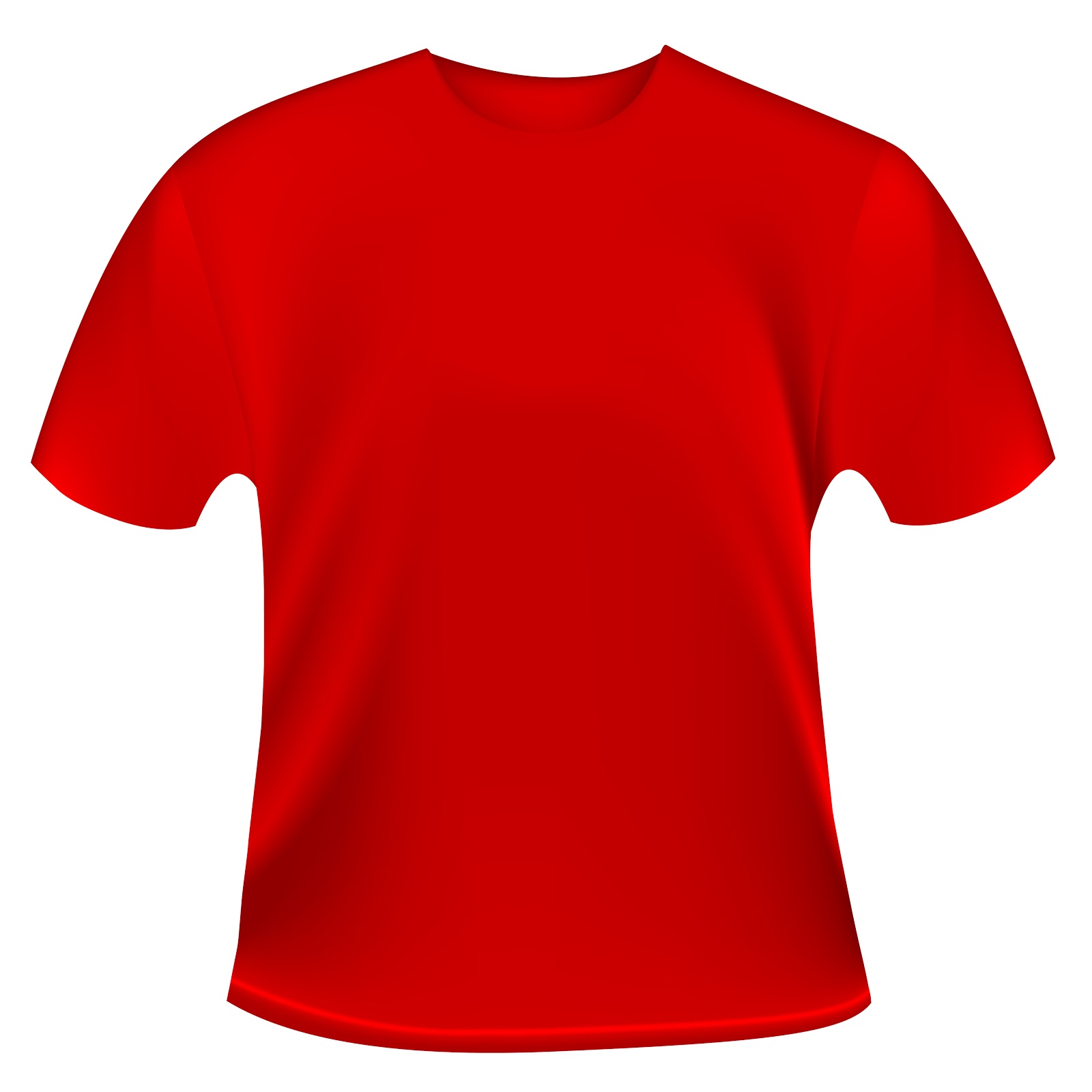 Download Red vector t-shirt template