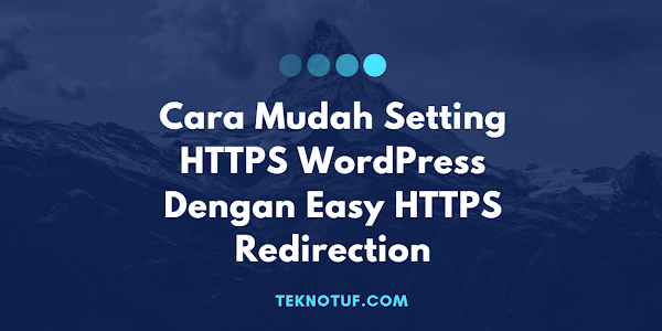 Cara Mudah Setting HTTPS WordPress Dengan Easy HTTPS Redirection