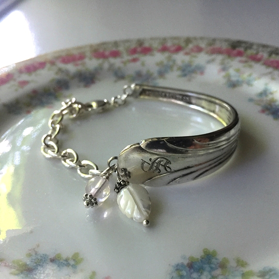  silver spoon bracelet