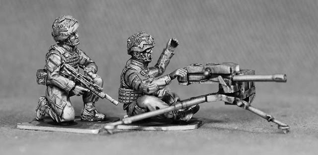 Empress Miniatures: New British Recce Vehicle Crew and Mk19 Grenade Launcher Support
