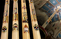 Introducing Regina Sanctorum: Hand-Painted Paschal Candles