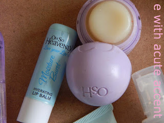Light brown Supa wood back with light blue traditional balm and light purple bubble balm