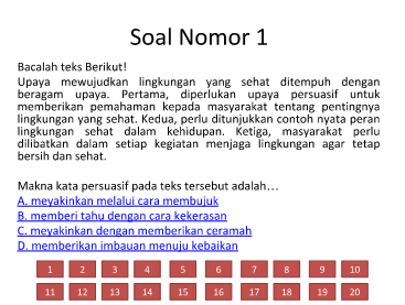 Latihan Soal UN Bahasa Indonesia SMP 2018 dan Pembahasannya