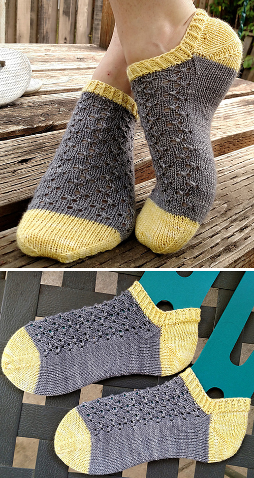 Neptunia Socks - Free Knitting Pattern