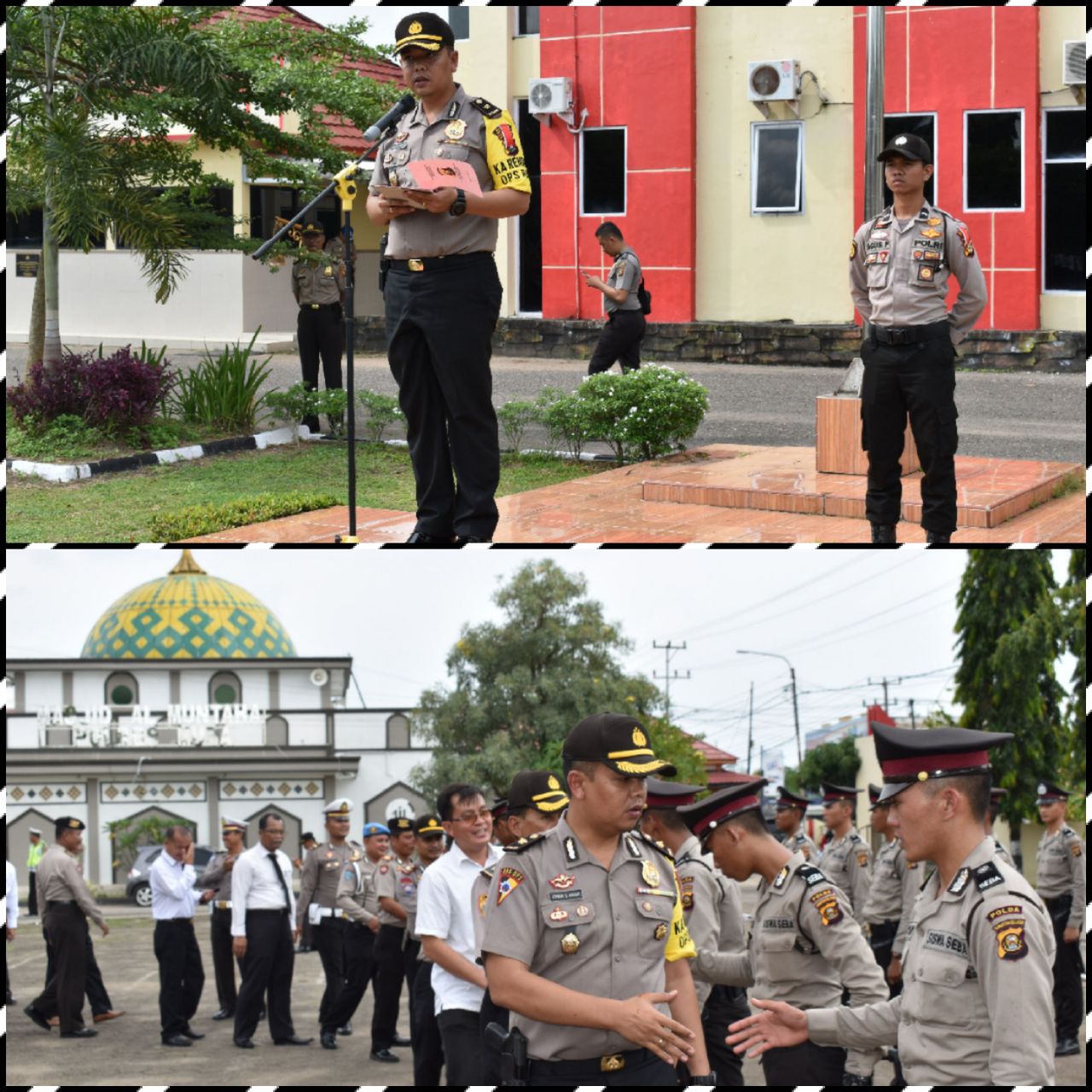 Kabag OPS Polres Muba Lepas 40 Siswa Bintara SPN Betung 