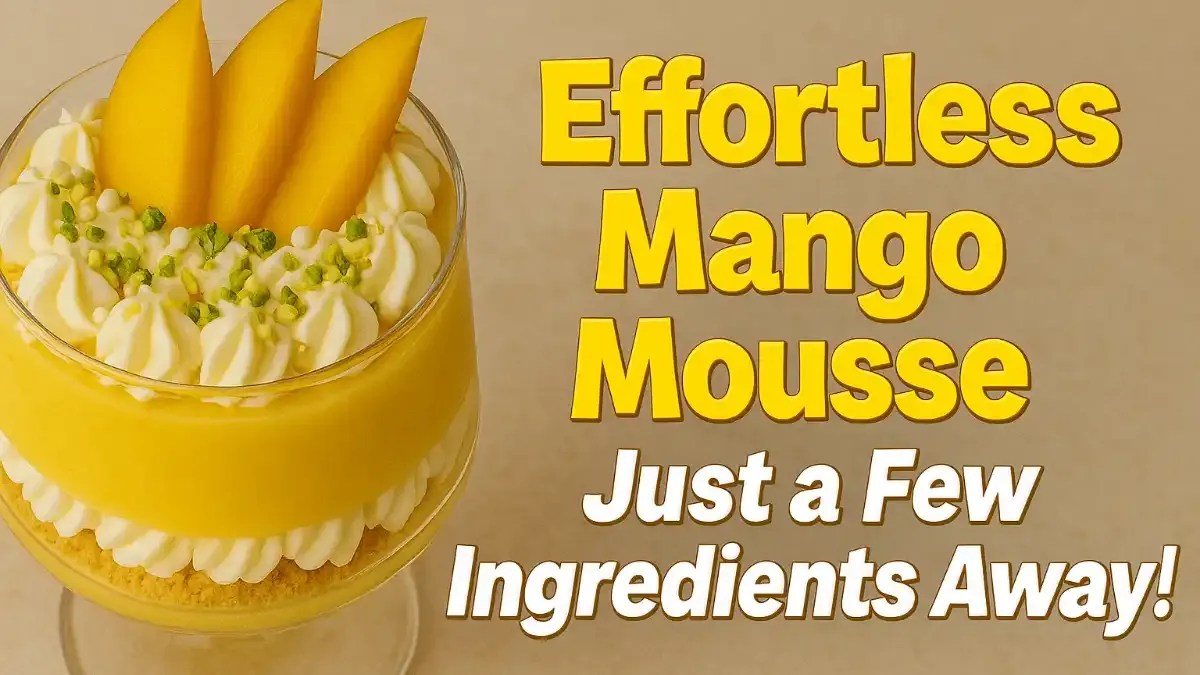 What is a Simple Mango Mousse Recipe?