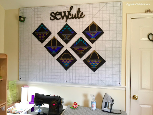 DIY Gridded Quilt Design Wall