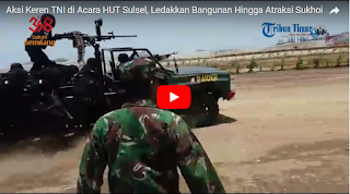 VIDEO: Aksi Keren TNI di HUT Sulsel, Ada 'Penyergapan Teroris' Hingga Atraksi Sukhoi