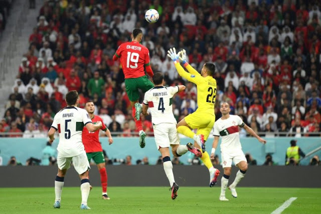 Le Saut victorieux du marocain En-Nnesyri est considéré le plus haut de toute l’histoire du mondial et il lui vaut le surnom d’"Air En-Nesyri" par la presse internationale (en voici les 5 tops sauts du football)