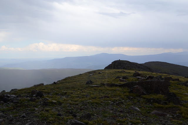 rocks at the top