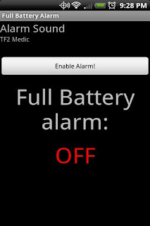 Full Battery Alarm