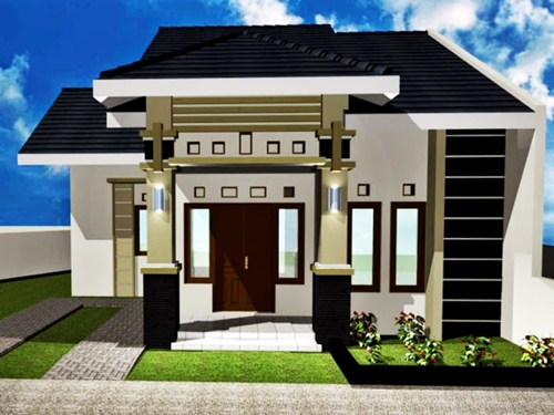 rumah 1 lantai minimalis sederhana