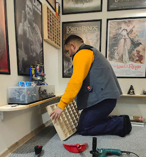 Halil gets started on the car storage