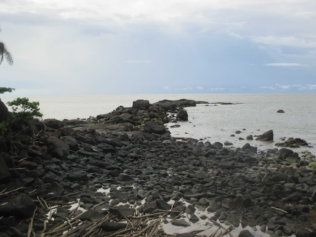 Guyane, Cayenne, pointe buzaré, océan, pique-nique