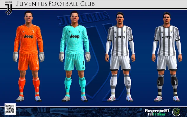 Juventus 22-23 Kits For PES 2013