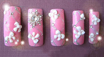 Stylish Crazy 3d Nail Designs