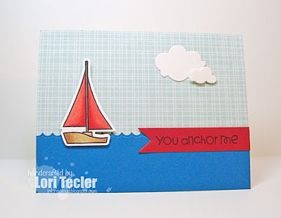 You Anchor Me card-designed by Lori Tecler/Inking Aloud-stamps and dies from Paper Smooches