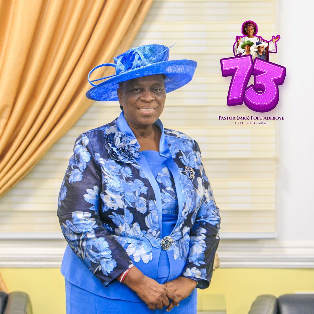 Hurray!!! Pastor Folu Adeboye is 73