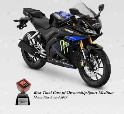 Harga dan Spesifikasi Lengkap Yamaha R15 V3 VVA Monster Energy Motogp Edition Terbaru 2020
