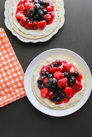 Berry Breakfast Flatbreads | The Chef Next Door