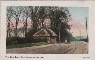 Vintage postcard of the Old Toll-Bar House, Alfreton