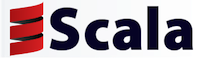 The logo of the Scala language