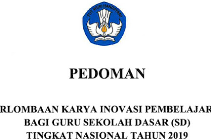 √ Pemikiran Perlombaan Karya Inobel Guru Sd Tahun 2019 Tingkat Nasional