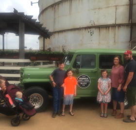 Josh and Anna Duggar at Magnolia Market Waco