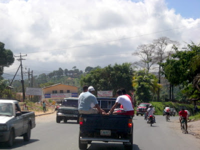 Traffic in La Ceiba, Honduras