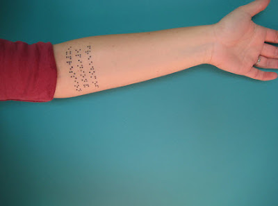 Tattoos on Maine Vrc  Braille Tattoos
