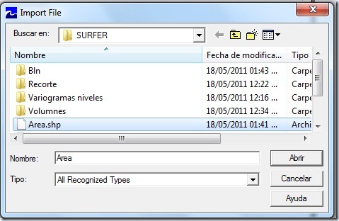 F41 Importando Shape  surfer