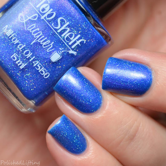 deep blue nail polish