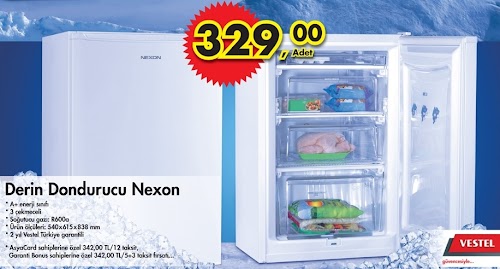 A101 Nexon Derin Dondurucu 329,00 TL - A101 18 Ekim 2012 Aktüel Ürünler