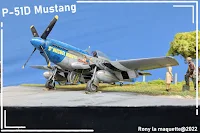 Le diorama du P-51D Mustang d'Eduard au 1/48