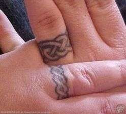 New Celebrity Trend Tattoo Wedding Rings