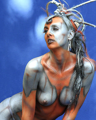 Popular Women Body Painting Pictures