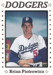 Brian Piotrowicz 1990 Great Falls Dodgers card