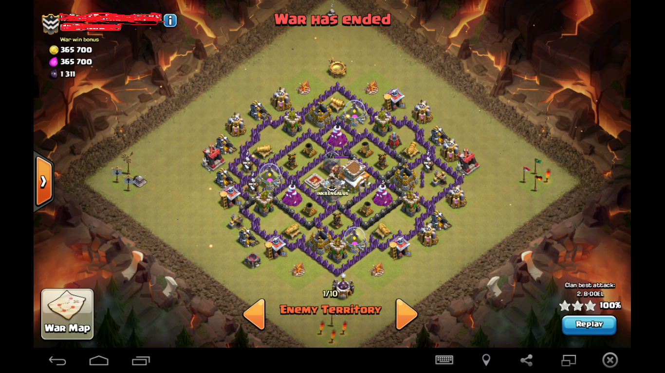 BONEK 1927 CLASH OF CLANS STRATEGI WAR TH 8 DENGAN NAGA